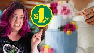 Dollar Store WEDDING Cake!