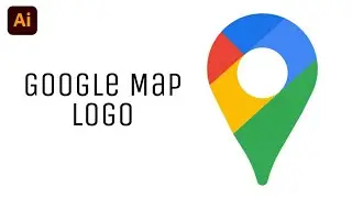 How to Make Google Map Logo in Adobe Illustrator 