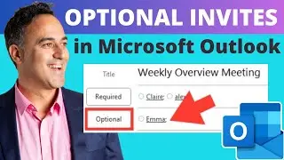 How to Set Optional Attendees in Microsoft Outlook
