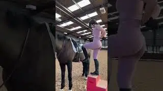 amazing girl skills horse hard training horse riding short horse race status