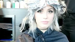 Toning my hair and eating MEET?