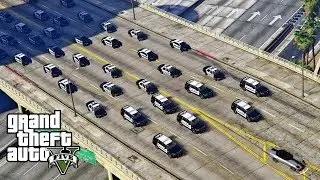 СОБРАЛ ВСЮ ПОЛИЦИЮ В ГОРОДЕ! КОШКИ VS МЫШКИ В ГТА 5 - GTA 5 ONLINE