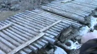 Проезжаем реку Актру возле перевалки на ЗИЛе.