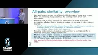Large Scale Text Processing Pipeline with Spark ML & GraphFrames: talk by Alexey Svyatkovskiy