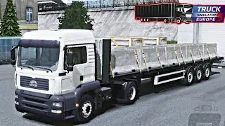 Truckers of Europe 3 - MAN Hauling Concreate Barrier Wanda Gameplay| Euro Truck Simulator 2 Mobile