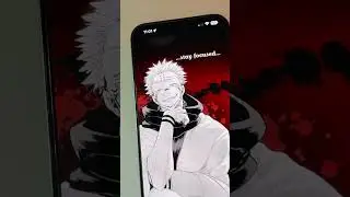 Ultra Clean iOS Setup : Jujutsu Kaisen Edition 🔥 #apple #jujustukaisen  #ios