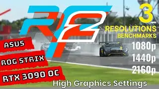 rFactor 2 RTX 3090 Benchmarks at | 1080p | 1440p | 4K | [ASUS ROG STRIX RTX 3090 OC]