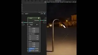 Blender Geometry Nodes Bend Node with Proper Limits #shorts #geometrynodes #b3d #simple deform