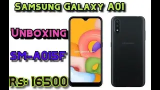 Samsung Galaxy A01 Unboxing | SM-G015F | Prize in Pakistan = Rs 16500/- USD $123