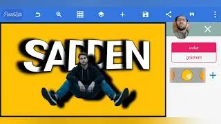 How to create a 3D text shadow effect in pixel lab - Step by Step Easy Tutorial