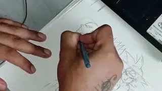 DESENHEI personagens de Dragon Ball Z com meus Traços