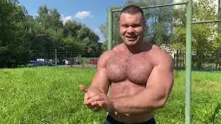 Подтягивания 34 раза при весе 123кг! Терминаторы на турнике! Проводим лето с пользой!💪