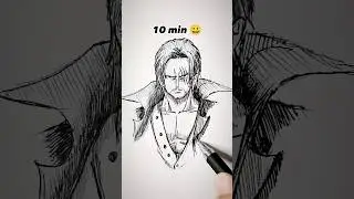 How to Draw Shanks in 10sec, 10mins, 10hrs 😳😳 