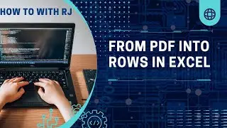 Copy text from PDF and place in rows in Excel