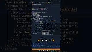 Dismissible in flutter | Dismissing effect in flutter | 