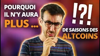 BITCOIN : Pourquoi il n'y aura plus de saisons des altcoins ?