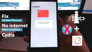 How to fix No internet connection in Checkra1n with the Chinese iDevices