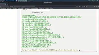 SQL Injection (intro) -   Try It! Numeric SQL injection