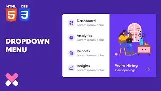 Design & Code: Dropdown Menu HTML CSS (Part 2 of 4)