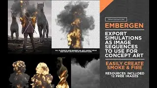 Embergen - Export Simulations As Image Sequences To Use For Concept Art