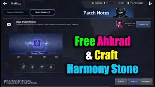 Black Desert Mobile Free Ahkrad & Harmony Stone Craft