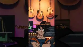 GOKU AND PERRY THE PLATYPUS IN THE STUDIO #shorts