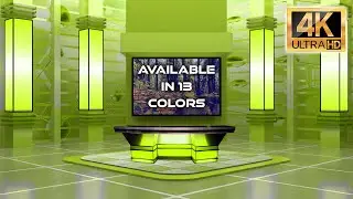 4K Virtual Studio with Desk For Kinemaster, Adobe Premiere, Adobe After Effects & Edius