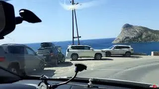 Дорога в Новый Свет из города Судак. Крым 2020