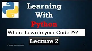Where to Write you Python Code ?? Jypyter Lab | Jupyter Notebook | Google Colab || PART 2