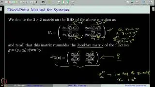 Week 7 : Lecture 36 : Nonlinear Equations: System of Nonlinear Equations