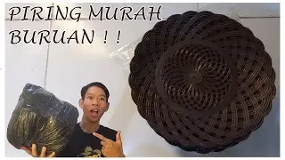 Seriusan Harga Piring Rotan Plastik Sekarang Murah Amat Ya Gak Sampai 10 Ribu ! #piringmakan