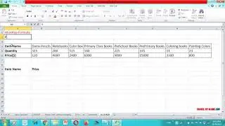 How to Autofill values or search horizontally in Excel. Hlookup Formula in Excel.