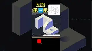 Autocad 3D Drawing #youtubeshorts #trending #autocad #autocadforbeginners