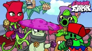 NIGHTCAP AND ROSE! TIME FOR ZOMBOT IS NEAR! | Friday Night Funkin' - Plant's Night Funkin Replanted