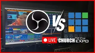 🔴 LIVE CHURCH TECH EXPO Podcast #02 - OBS versus VMIX @estudiotreze