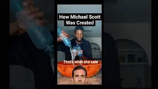 How Michael Scott was created  #shorts #theoffice #michaelscott