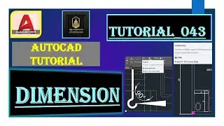 Tutorials_043 AutoCAD: Exploring Linear and Angular Measurements with Radius Tools 