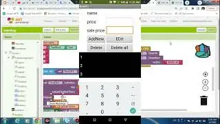 Save & Edit & delete & Read Product List in MIT App Inventor