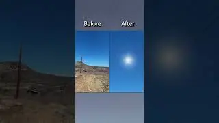 The birth of a new galaxy #vfx BEFORE AND AFTER