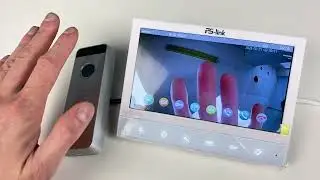 FullHD видеодомофон Ps-Link PS-729DP-FHD с экраном 7" и сенсорными клавишами