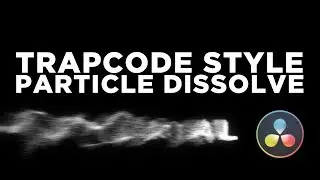 Awesome Trapcode Style Dissolve Effect - Davinci Resolve 15 Fusion Tutorial (macro download)