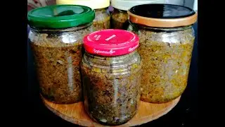 Вкусная Грибная ИКРА на зиму/ Икра из ОПЯТ на зиму/ Как приготовить грибную икру из опят