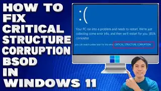How To Fix Critical Structure Corruption BSOD in Windows 10/11 [Solution]