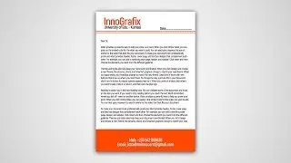 How To Design A Simple Letterhead in Photoshop CS6 (Ghanaian Style 2018)