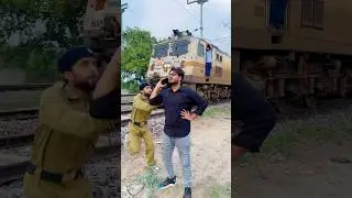 Train Na Chalne Par Police Ayi ~ Sujal Thakral #shorts #youtubeshorts #funny #train #police