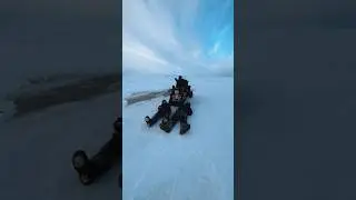 Пятиместный снегоход 😄