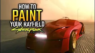 How to change your Rayfield's color in Cyberpunk 2077 Patch 2.11 (not the Murkman Caliburn)