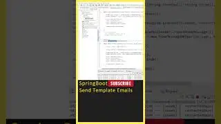 Spring Boot Tutorial (Send template Emails) Java Spring Boot,Java Tutorial In Telugu,Java SpringBoot