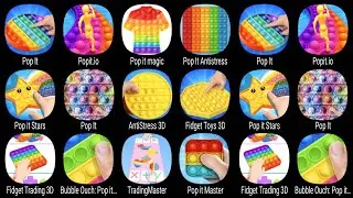 Pop It, Popit.io, Pop It Magic, Pop It Antistress, Pop It Stars, Pop It, AntiStress 3D, Fidget Toy..