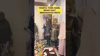 pengantin wanita hamil besar saat mengadakan pesta pernikahan ‼️‼️ #hamil #nikah #pengantinviral